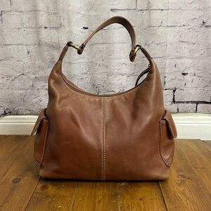 Fossil tan leather purse